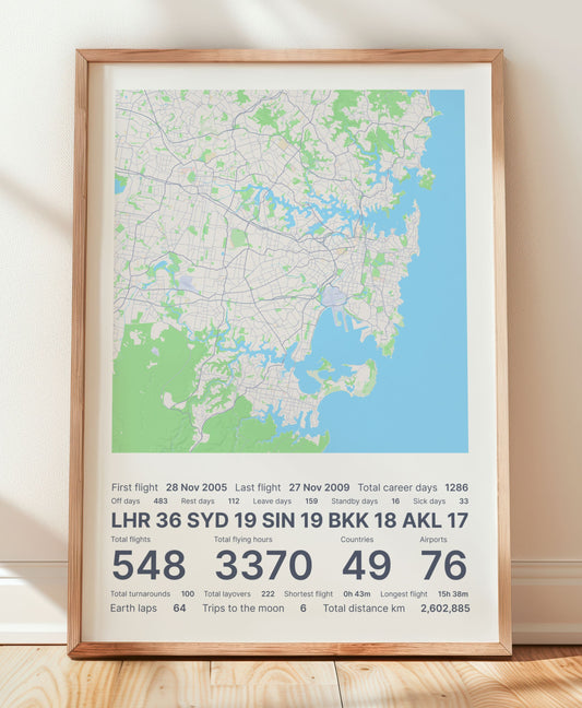 Sydney Map poster preview